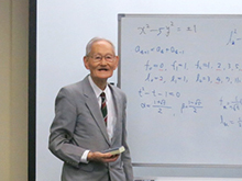 公益財団法人 日本数学検定協会　名誉会長　一松　信