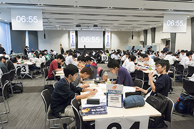 「数学甲子園2017」本選/競技中の様子1