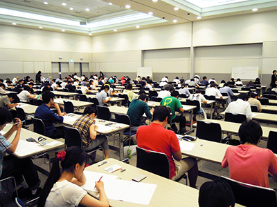 実用数学技能検定(個人受検)の様子