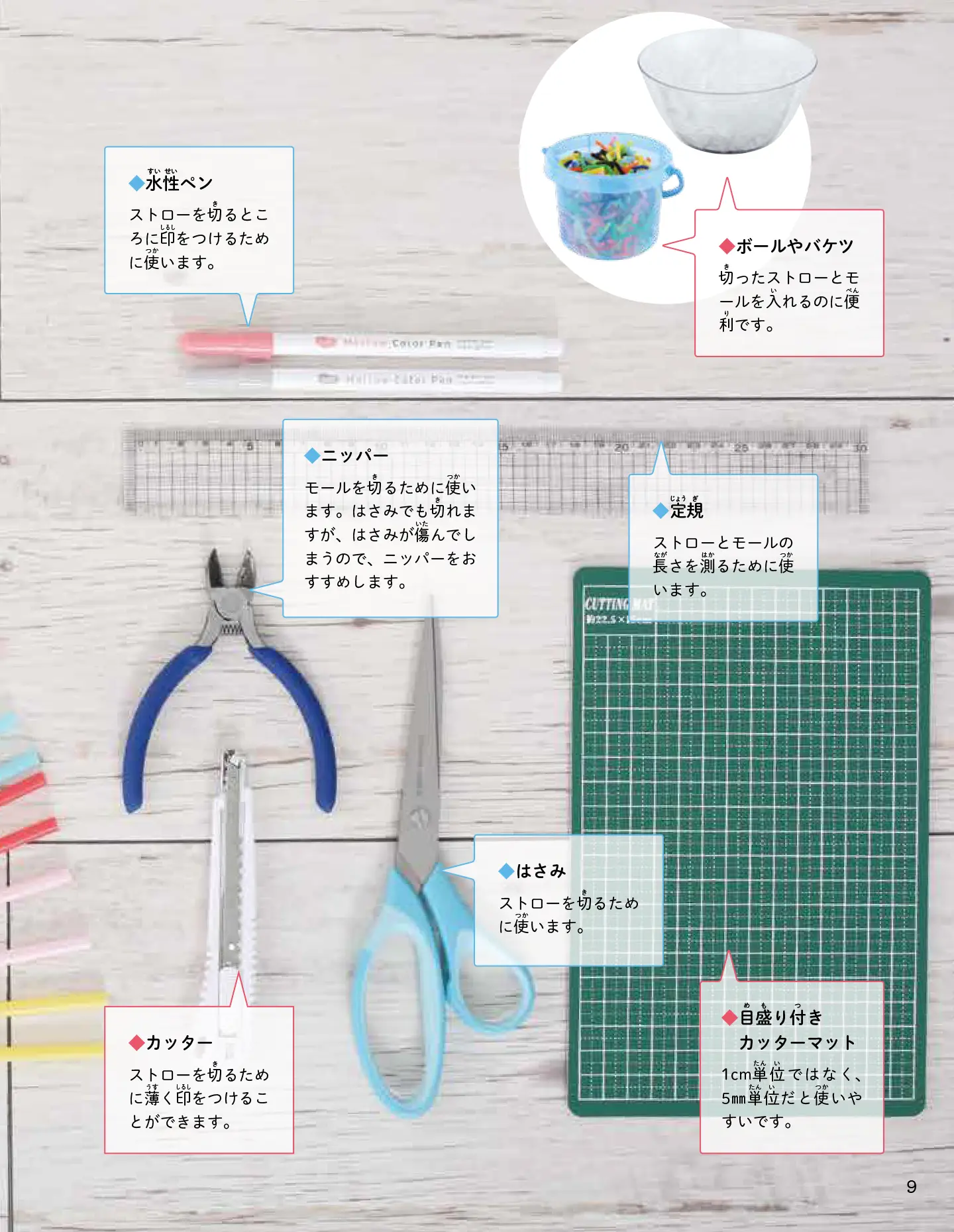 ストローとモールでつくる幾何学オブジェ 100均グッズで学ぶ多面体 サンプル