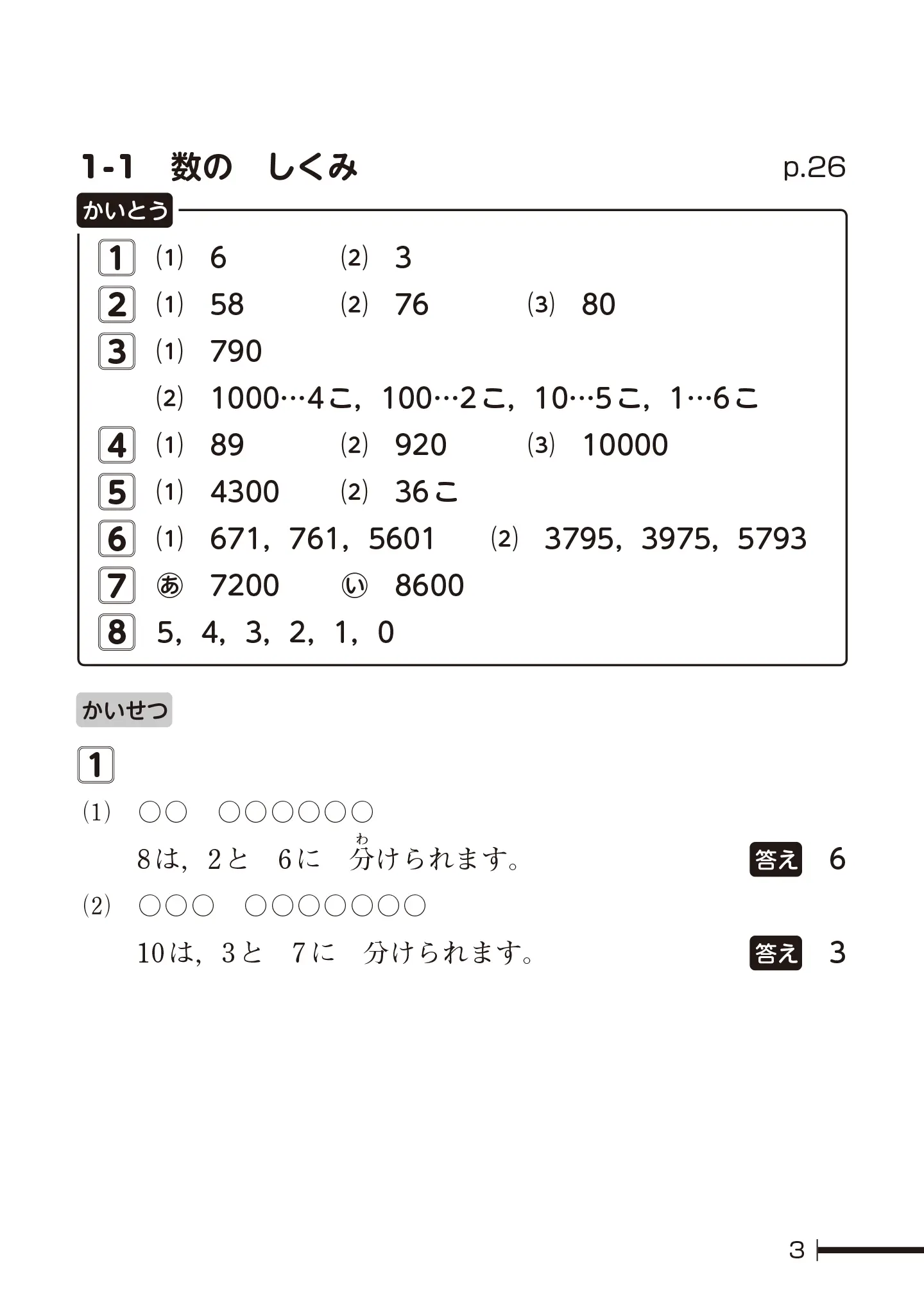 実用数学技能検定 要点整理 算数検定 10級 サンプル