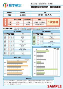 数学検定2級