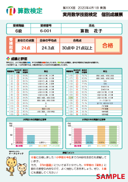 算数検定6級