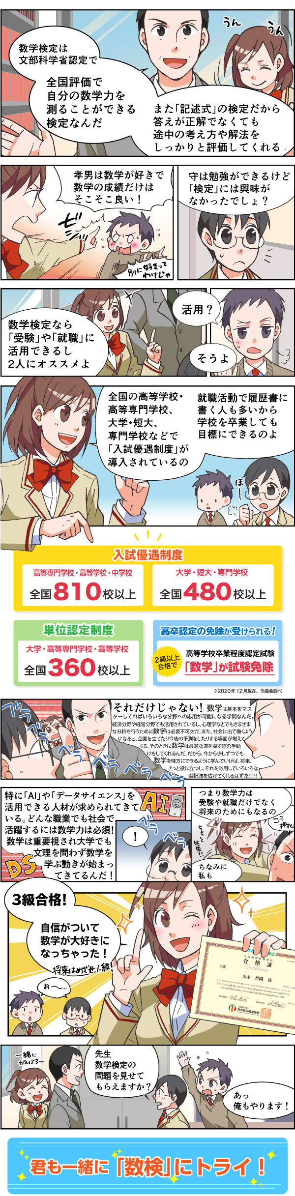 マンガで知ろう算数検定
